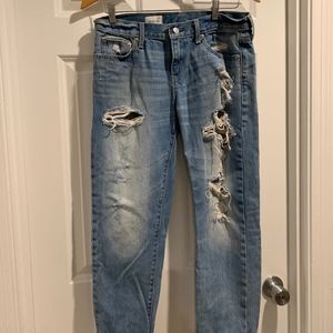 GAP distressed boyfriend jeans